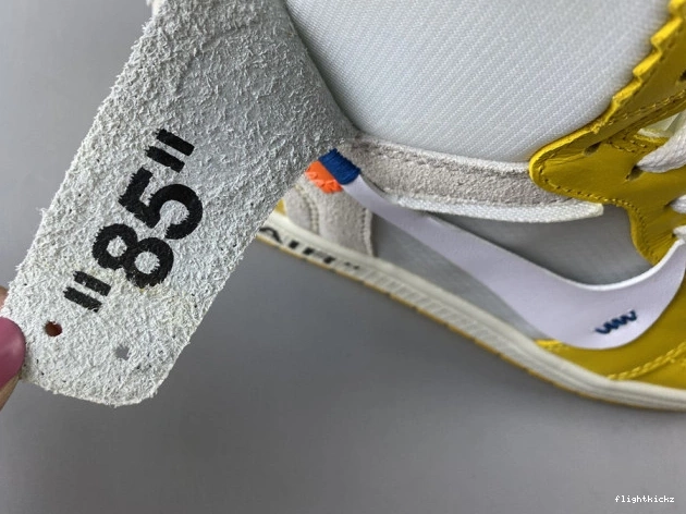 Powder Air 1 White Jordan Yellow-Cone x AQ0818-149 Dark Off-White NRG 0306